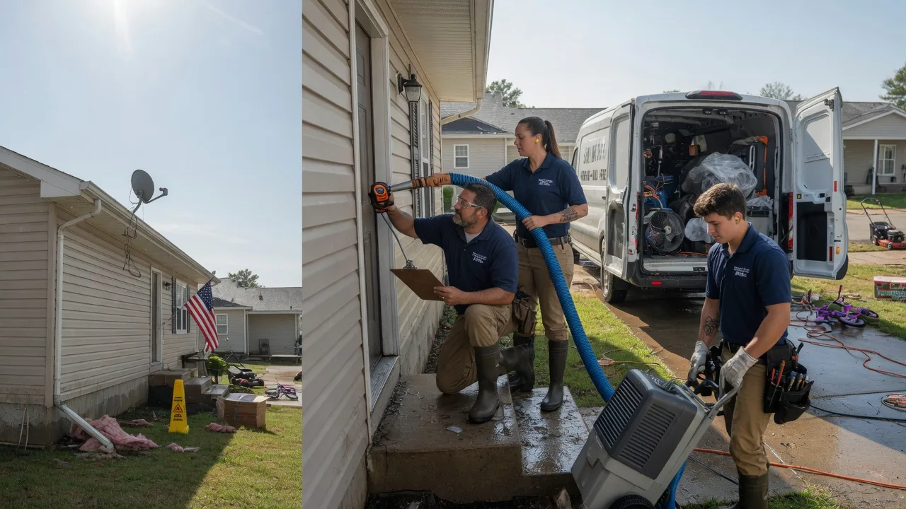 Ceiling Water Damage Restoration in Bessie, OK near me